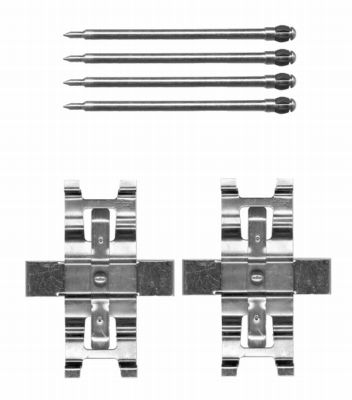 HELLA Tartozékkészlet, tárcsafékbetét 8DZ355204-321