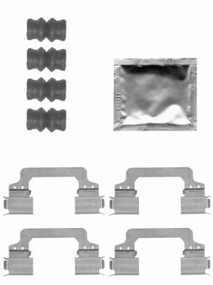 HELLA Tartozékkészlet, tárcsafékbetét 8DZ355204-371