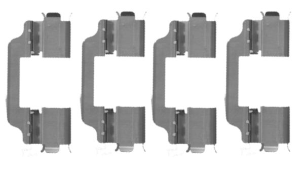 HELLA Tartozékkészlet, tárcsafékbetét 8DZ355203-641