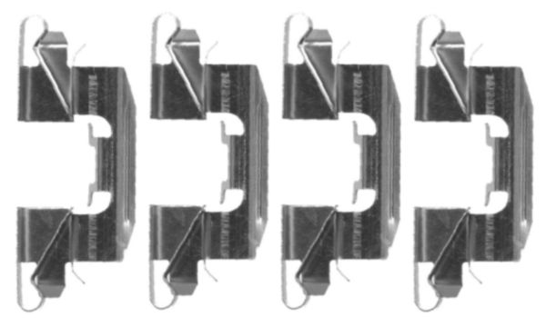 HELLA Tartozékkészlet, tárcsafékbetét 8DZ355203-761