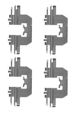 HELLA Tartozékkészlet, tárcsafékbetét 8DZ355204-601