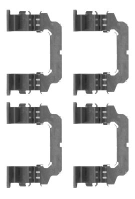 HELLA Tartozékkészlet, tárcsafékbetét 8DZ355204-621