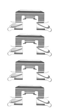 HELLA Tartozékkészlet, tárcsafékbetét 8DZ355204-691