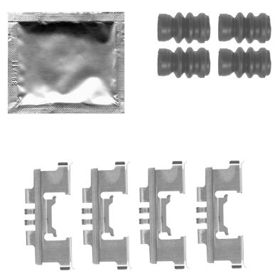 HELLA Tartozékkészlet, tárcsafékbetét 8DZ355204-791