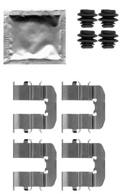 HELLA Tartozékkészlet, tárcsafékbetét 8DZ355204-801