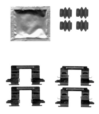 HELLA Tartozékkészlet, tárcsafékbetét 8DZ355205-201