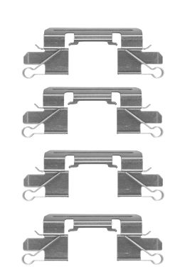 HELLA Tartozékkészlet, tárcsafékbetét 8DZ355204-941