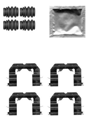 HELLA Tartozékkészlet, tárcsafékbetét 8DZ355205-231