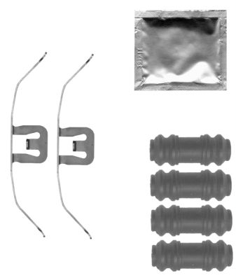 HELLA Féknyereg javítókészlet 8DZ355205-481