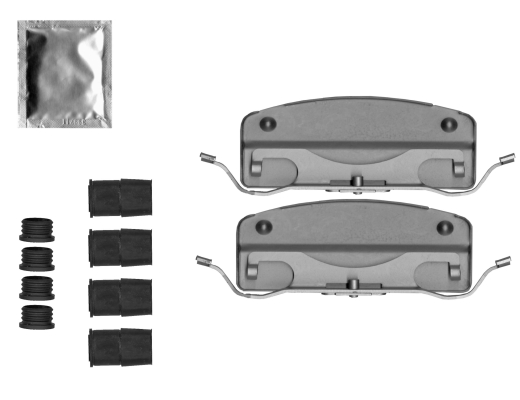 HELLA Féknyereg javítókészlet 8DZ355207-191