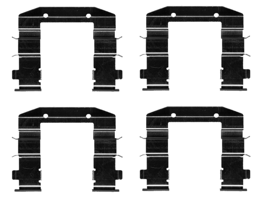 HELLA Tartozékkészlet, tárcsafékbetét 8DZ355206-371