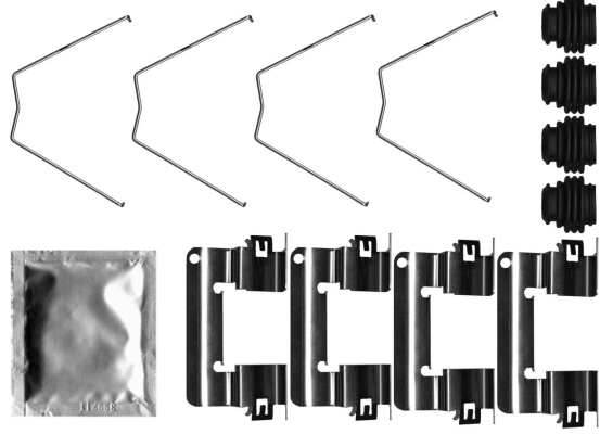 HELLA Tartozékkészlet, tárcsafékbetét 8DZ355207-261