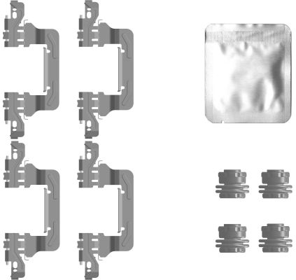 HELLA Tartozékkészlet, tárcsafékbetét 8DZ355207-271