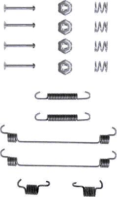 HELLA Tartozékkészlet, fékpofa 8DZ355200-091