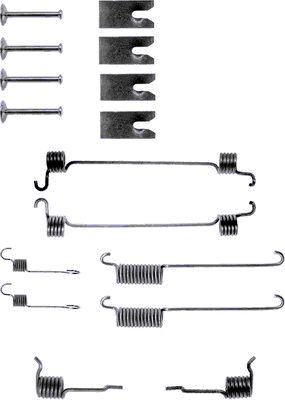 HELLA Tartozékkészlet, fékpofa 8DZ355200-301