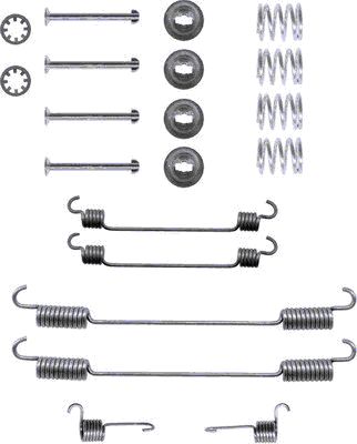 HELLA Tartozékkészlet, fékpofa 8DZ355200-341