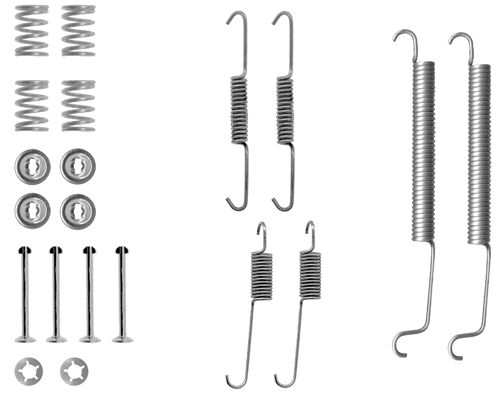 HELLA Tartozékkészlet, fékpofa 8DZ355200-431