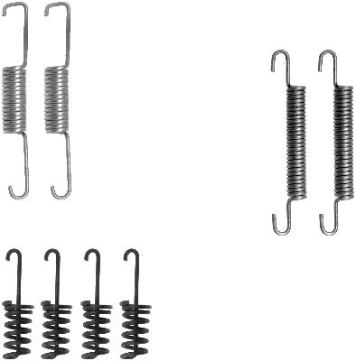 HELLA Tartozékkészlet, fékpofa 8DZ355201-771