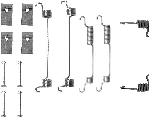 HELLA Tartozékkészlet, fékpofa 8DZ355200-321