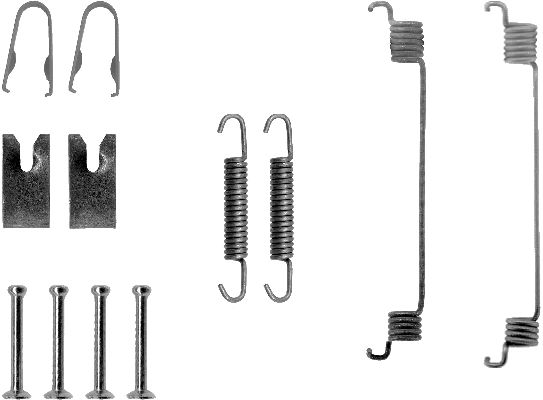 HELLA Tartozékkészlet, fékpofa 8DZ355200-581