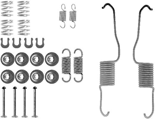 HELLA Tartozékkészlet, fékpofa 8DZ355200-161