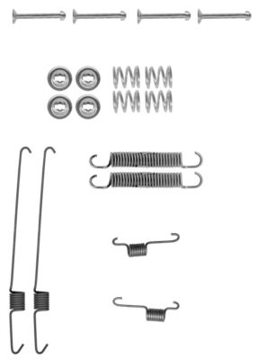 HELLA Tartozékkészlet, fékpofa 8DZ355200-001