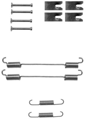 HELLA Tartozékkészlet, fékpofa 8DZ355200-831