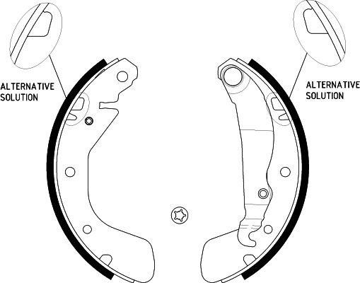 HELLA Fékpofa 8DB355001-291