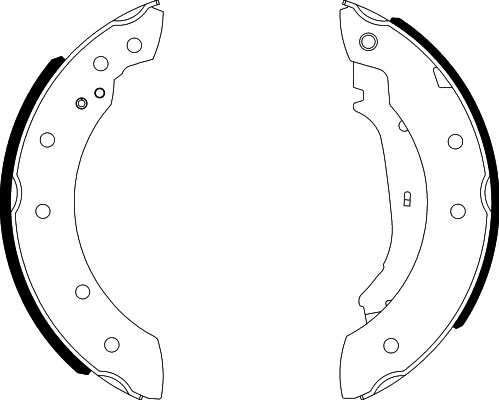 HELLA Fékpofa 8DB355001-571