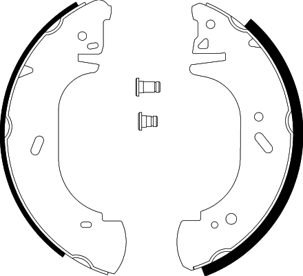 HELLA Fékpofa 8DB355001-621