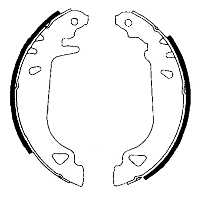 HELLA Fékpofa 8DB355001-011