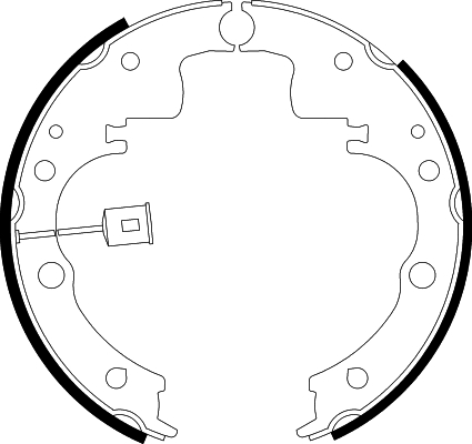 HELLA 8DB355001-971 Fékpofa