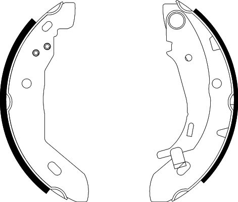 HELLA Fékpofa 8DB355002-251