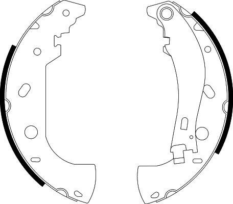 HELLA Fékpofa 8DB355001-841