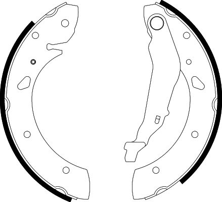 HELLA Fékpofa 8DB355001-761