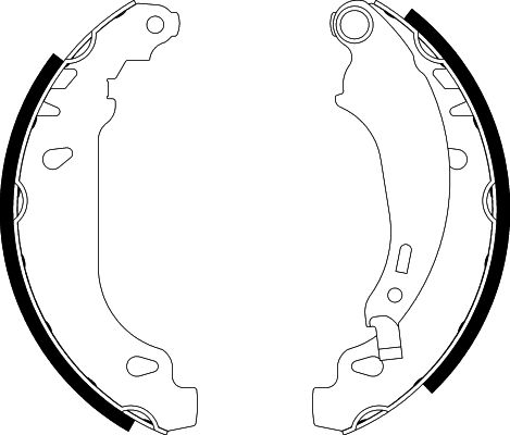 HELLA Fékpofa 8DB355002-261