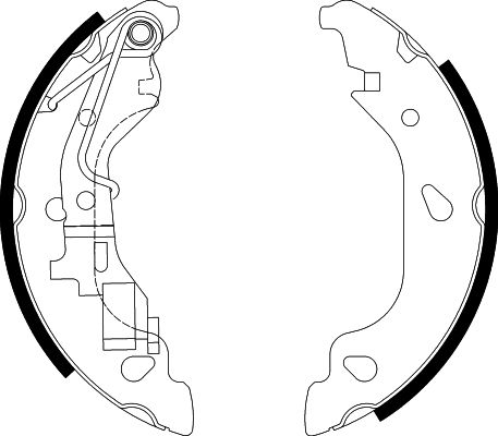 HELLA Fékpofa 8DB355002-581