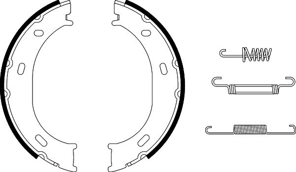 HELLA Fékpofa 8DA355050-291