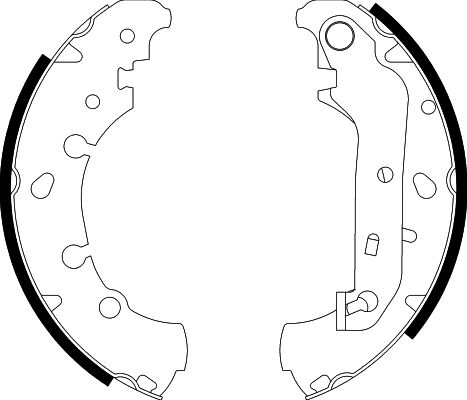 HELLA Fékpofa 8DB355002-411