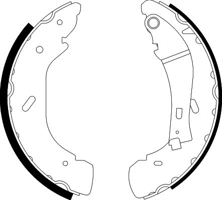 HELLA Fékpofa 8DB355001-961