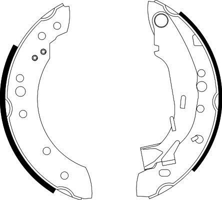 HELLA Fékpofa 8DB355002-601