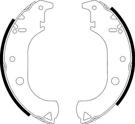 HELLA Fékpofa 8DB355038-261