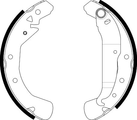 HELLA Fékpofa 8DB355002-631