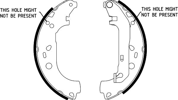 HELLA Fékpofa 8DB355002-731