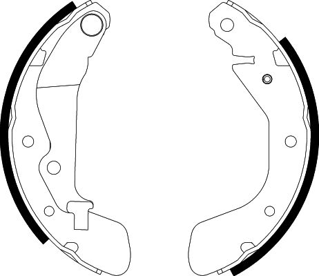 HELLA Fékpofa 8DB355002-791