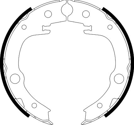 HELLA Fékpofa 8DA355050-651