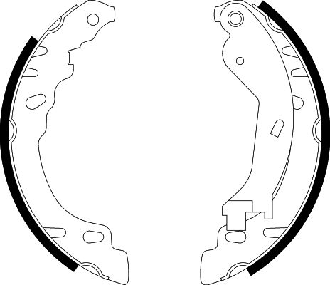 HELLA Fékpofa 8DB355002-901