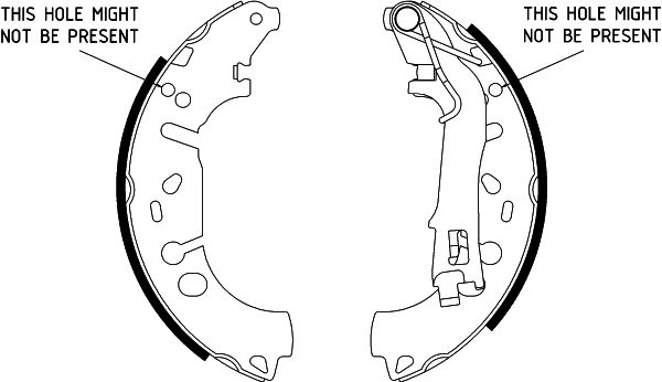 HELLA Fékpofa 8DB355002-971