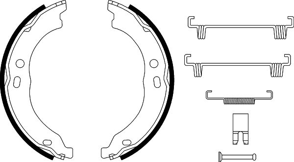 HELLA Fékpofa 8DA355050-751