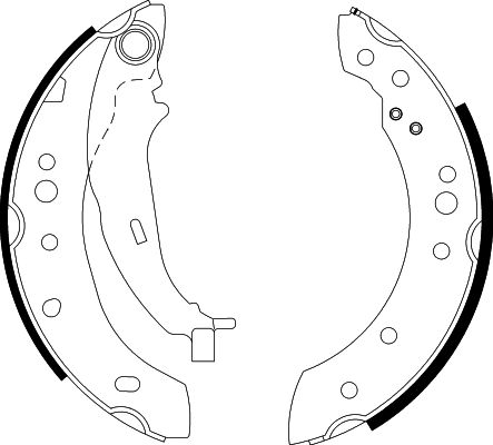 HELLA Fékpofa 8DB355000-271